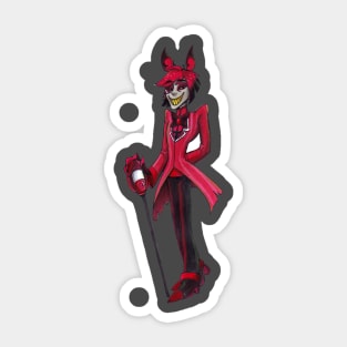 alastor hazbin hotel Drawing Sticker